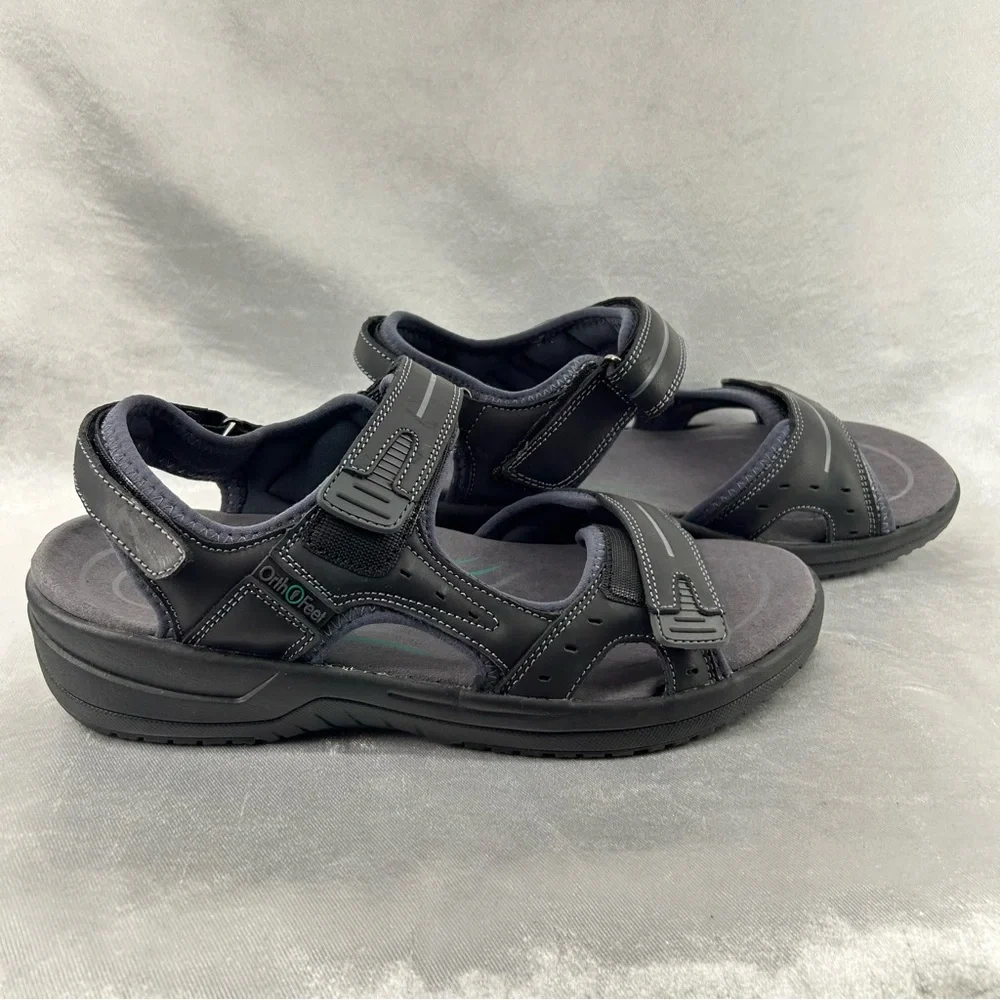 Orthofeet Sandals with Insoles Men’s 9.5 X-Wide - Picture 4 of 10